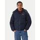 Tommy Jeans Zimska jakna marine/krvavo rdeča/bela
