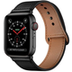 TECH-PROTECT LEATHERFIT APPLE WATCH 1/2/3/4/5/6 (42/44MM) BLACK (0795787713709)