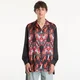 Srajca Y-3 Red Satin Graphic Shirt UNISEX Multicolor L