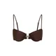 LSCN by LASCANA Bikini zgornji del temno rjava