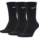 Nike U NK V CUSH CREW - 3P VALUE, nogavice m.kr fit, črna SX4508