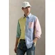 Polo Ralph Lauren Srajca  svetlo modra / svetlo rumena / meta / rosé