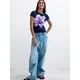 Desigual Majica modra/mornarska/majnica/bela