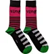 Yungblud Nogavice Logo & Stripes Black 40-45