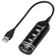 USB 2.0 razdelnik 1:4, crni 39776