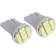 M-LINE žarnica LED 12V W5W-T10 8xSMD 3528, bela, par