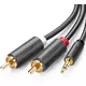 Ugreen kabel 3,5 mm na 2x RCA 2M (10510)