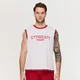GymBeam Moška majica brez rokavov Varsity White XXXL