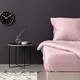 De Light Pink Satenska Fitted Plahta (DE)