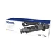 235-121 VTIČNICA S 3 IZHODI, USB, 2 m - črna + srebrna maska 3856024405904#