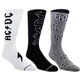 AC/DC Nogavice 3 Pack One Size