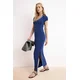 Trendyol Obleka modra/bela