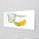 tulup.si Zidna obloga za kuhinju Voda kiwi oranžna 100x50 cm