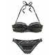 BRUNO BANANI Bügel-Bandeau-Bikini, zelena