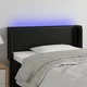 Vidaxl vidaXL LED vzglavje postelje črno 103x16x78/88 cm umetno usnje