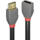 LINDY LINDY HDMI podaljšek HDMI-A  vtič\, HDMI-A  vtičnica 2.00 m antracitna\, črna\, rdeča 36477 #####4K UHD\, pozlačeni konektorji HDMI kabel, (20416573)
