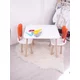 Woody Fashion Kid's Table Set Bunny One Chair Set - Orange, White