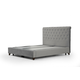 Hanah Home HANAH HOME Deluxe 160 x 200 - Grey dvojna boxspring postelja, (20975961)