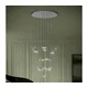 Eglo 390402 - LED prigušiva luster na sajli PARATEBUENO 17xLED/3W/230V hrom