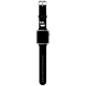 Karl Lagerfeld Strap KLAWLSLKK Apple Watch 42/44/45mm black strap Silicone Karl Heads (KLAWLSLKK)