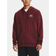 Under Armour Pulover UA Essential Fleece FZ Hood-RED XL