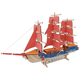 Woodcraft Drvena 3D puzzle Europski jedrenjak