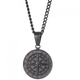 Ogrlica Compass - Črna KP34230