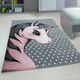 eoshop Otroška preproga Kids 590 roza (Varianta: 80x150 cm)