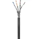 MicroConnect S/FTP CAT6 zunanji 100m, črn
