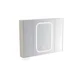 Ogledalo-omarica Simpla 95 LED Cream White