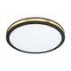 Eglo Pescaito zidna/plafonjera/1, led, 12w, 1350lm, prečnik 280, crna/zlatna/čelik