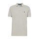 Polo Ralph Lauren  Polo majice kratki rokavi POLO AJUSTE DROIT EN COTON BASIC MESH LOGO PONY PLAYER  Siva
