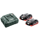 Metabo osnovni komplet 2 x LiHD 18V 4,0 Ah baterije + polnilnik ASC 55