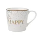 Florina Gold Happy keramična skodelica 400ml