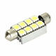M-LINE žarnica LED 12V C5W 42mm 8xSMD 5050, bela, par
