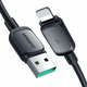 slomart kabel lightning - usb 2.4a 1,2 m joyroom s-al012a14 - črn