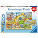 Ravensburger - Puzzle 2x24 Construction Work - 40 - 80 kosov
