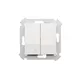 Kontakt-Simon Stikalo Simon 54 premium št.6+6 (5B) LED osvetlitev, modul beli