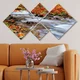 Wallity Slika 4MDF85160390, 60x115 cm, 4 dela