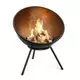 Klarstein Fireball nizko ognjišče | Zaščita pred iskrenjem | Odporno na korozijo | Robustno | 43 cm | Črna