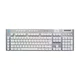 Brezžična igralna tipkovnica Logitech G915 X LIGHTSPEED z nizkoprofilnimi stikali - bela/srebrna (PC)