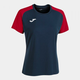 Joma Academy IV Short Sleeve T-Shirt Navy Red