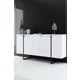 HANAH HOME Komoda Luxe White Black