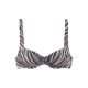 LASCANA Bikini zgornji del črna / bela