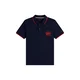 TOMMY HILFIGER Majica temno modra/rdeča