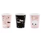 PartyDeco Papirnati kozarci - Halloween Boo! 220 ml 6 kos