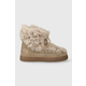 Kožne cipele za snijeg Inuikii Long Curly boja: bež, 75202-051