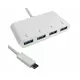 E-GREEN USB 3.1 HUB 4port beli