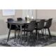 Venture Design Jedilna miza 180x85x75 cm črna