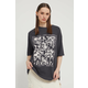 Pamučna majica Billabong BILLABONG X CORAL GARDENERS za žene, boja: siva